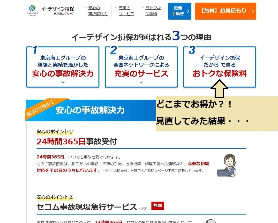 40代本人限定特約イーデザイン損保見直し体験談～ネット型6社見積もり比較 | 君はスイーツを感じたことがあるか？！